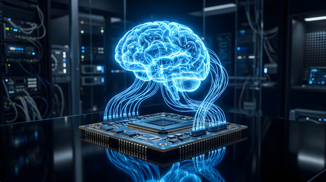 Artificial Intelligence: Neuromorphic Processor and Neural Connectivity.