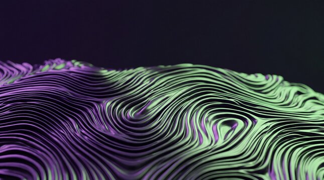 Rippled holographic foil texture. Shimmering metallic surface. Abstract luxury background