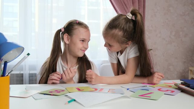 Emotional Peer Learning Between Children Showing Frustration and Support During Home Study Session