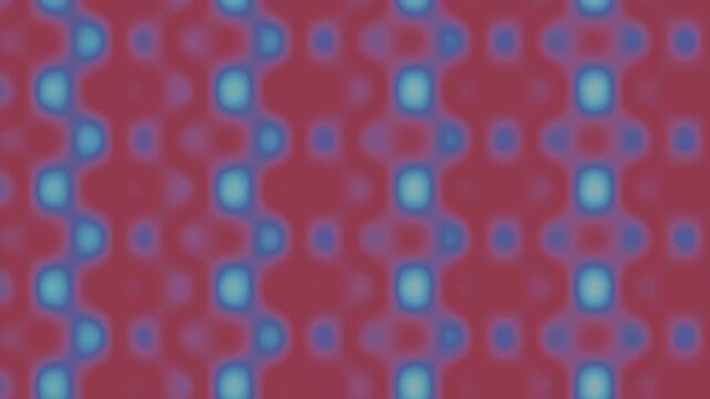 Blurry geometric patterns with dots.