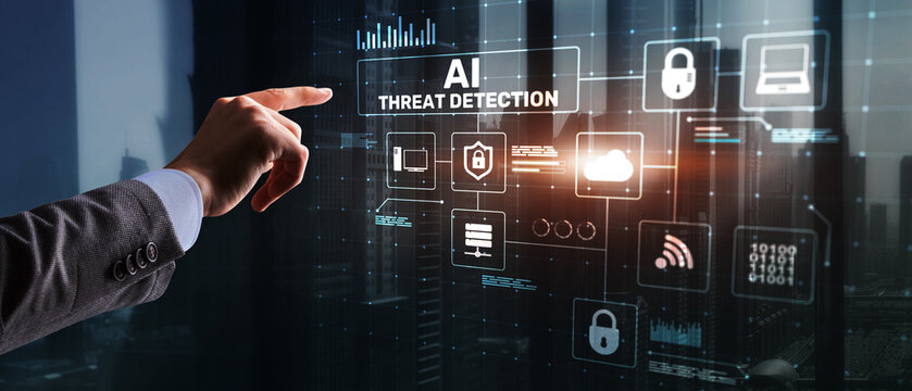 AI Artificial Intelligence Threat Detection System for Cybersecurity and Network Protection
