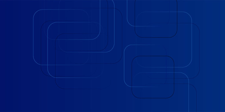 Abstract Blue Background with Geometric Square Line Patterns vector ilustration