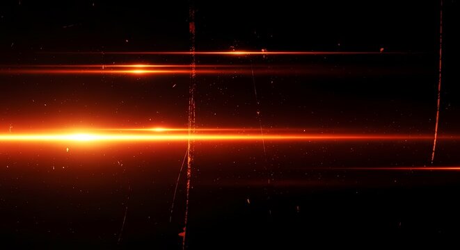 Dynamic Red Light Streak Space