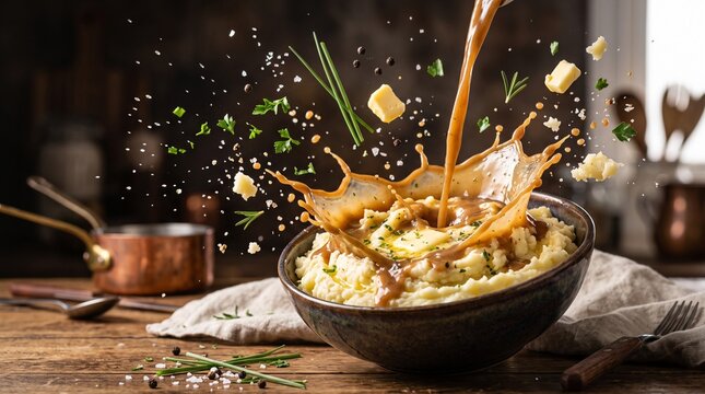 Creamy mashed potatoes