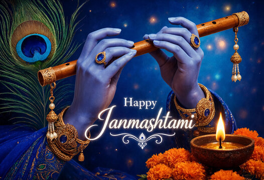 Colorful hands clapping with joyful fireworks and holiday lights background