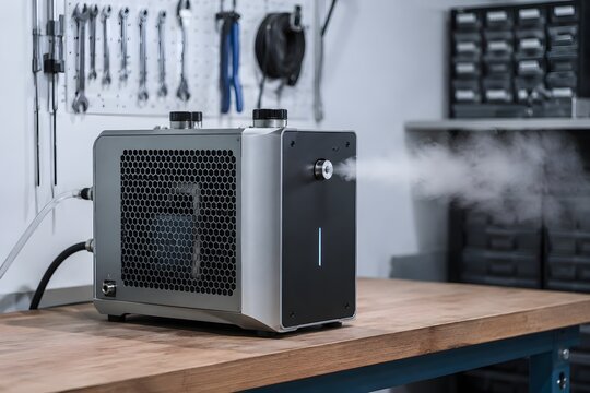 Compact radioisotope thermoelectric generator built for deep space probes no human no brand no text