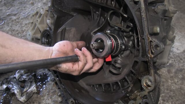 Clutch slave cylinder changing. When a clutch slave cylinder goes bad, it loses the hydraulic pressure required to disengage the clutch.