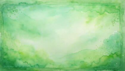 Fototapeta premium abstract green watercolor background