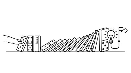 Urban Industry Silhouette Icons Set Featuring Microphone, Architectural Column and Old Train Vector Illustration with City Skyline, Factory, Building and Business Design Symbols © lingg