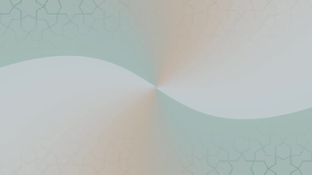A short video featuring an elegant, soft-colored wave background animation.