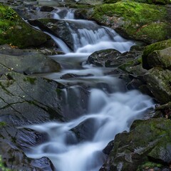 The "Shepit" waterfall on the Hylaty stream. © Adam