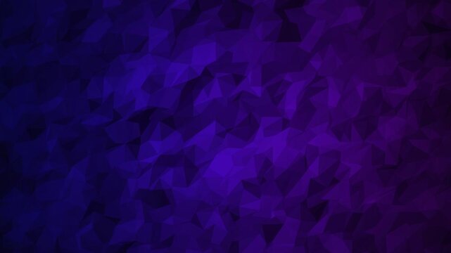 Dark Blue and Purple Low Poly Geometric Abstract Background