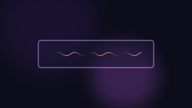 Progressive Loading Bar UI Elements with Glowing Wave Animation Sequences