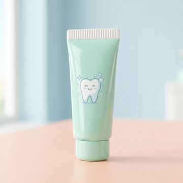 Toothpaste Tube Cartoon Character