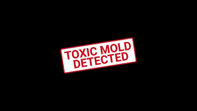 Toxic Mold Detected Stamp Animation
