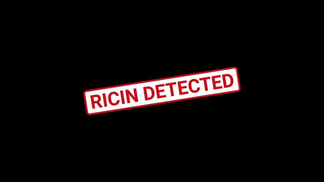 Ricin Detected Stamp Animation