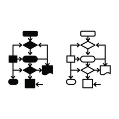 Fototapeta premium Business professionals analyzing complex data flow in a modern vector environment