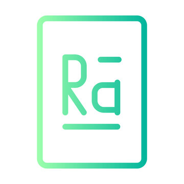 radium gradient icon