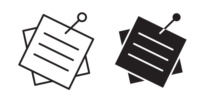 Sticky notes icon