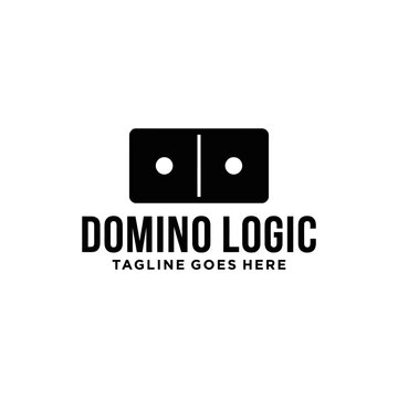 Black domino tile icon with white dots.