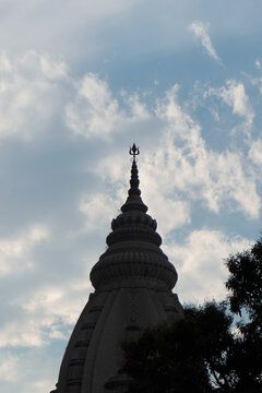 Shri Kashi Vishwanath Temple spire at Banaras Hindu University, Varanasi
