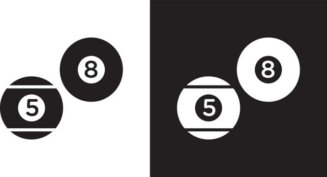 Billiard ball icon