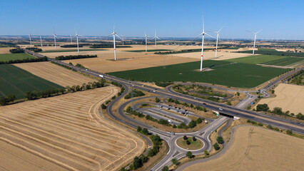 Luftaufnahme Weilerswist-West A1 Windpark © PeeJee
