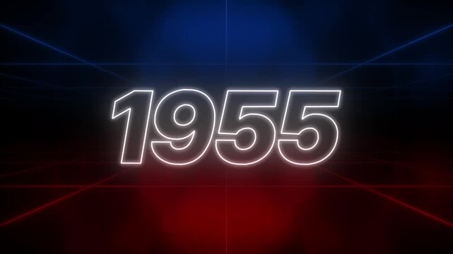1955 Text Retro Style