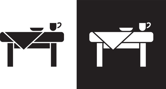 Dining table icon