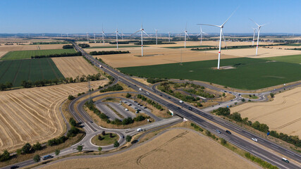 Luftaufnahme Weilerswist-West A1 Windpark © PeeJee