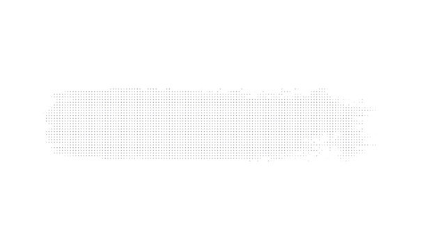 Minimalist dotted line pattern design with transparent background