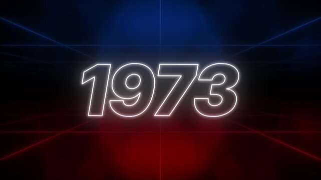 1973 Text Retro Style
