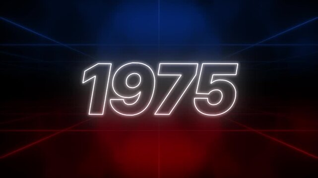 1975 Text Retro Style