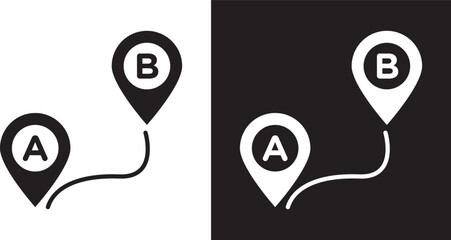 Path A to B icon © Krupal