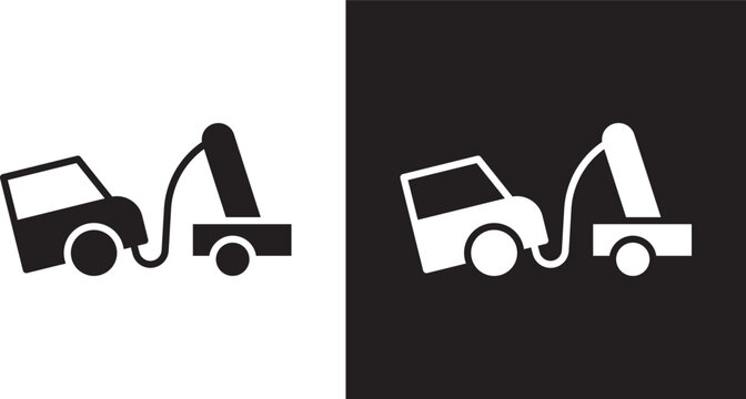 Towed car icon