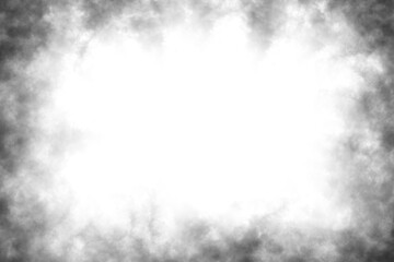 Fototapeta na wymiar Realistic Smoke Overlay PNG Transparent Background Decorative Element