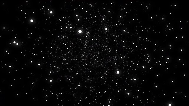 Abstract space background. Traveling through among beautiful star glow fields flying in galaxy space star burst light dengan efek zoom out.