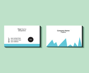 Naklejka premium business card design primum business card