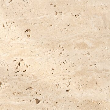 Warm beige travertine stone texture background with natural soft veining pattern