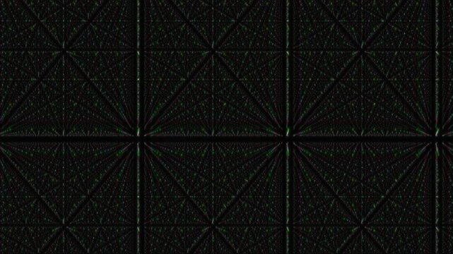 Geometric pattern with textured black surface and diamond shapes