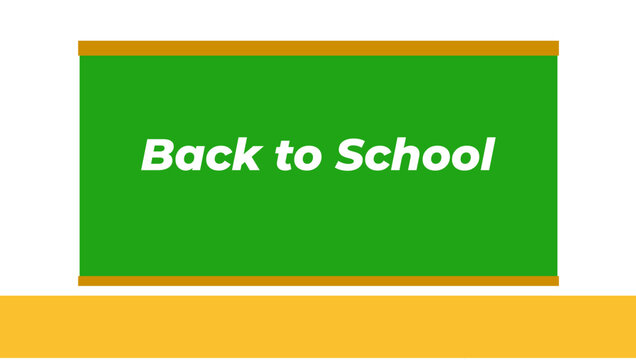 School classroom writing board for lessons and lectures vector background