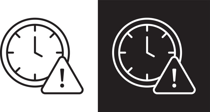 Alarm exclamation icon