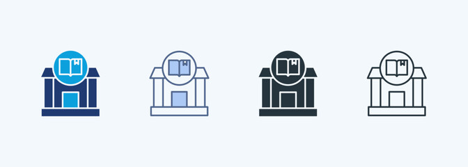 Library Multiple Style Icon Collection © sugimanpenghulu