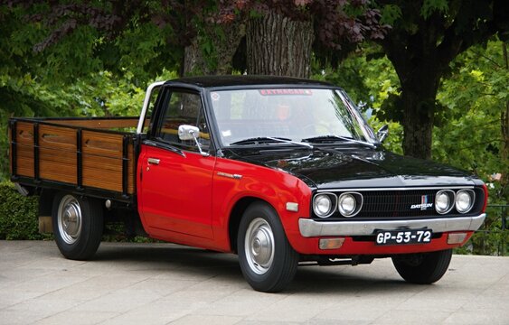 Datsun 620 pickup truck displaying vintage automotive design