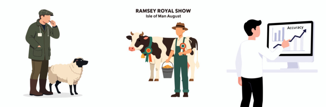 Ramsey Royal Show Isle of Man August agricultural livestock competition analytics