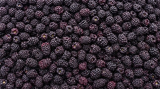 Boysenberries Pattern Background, Full Frame Dense Texture