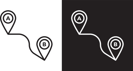 Path A to B icon © Curlyhair