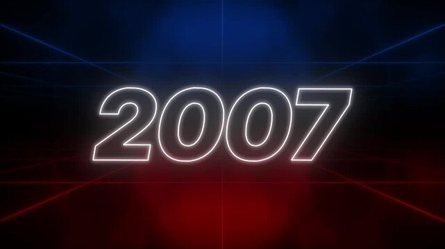 2007 Text Retro Style