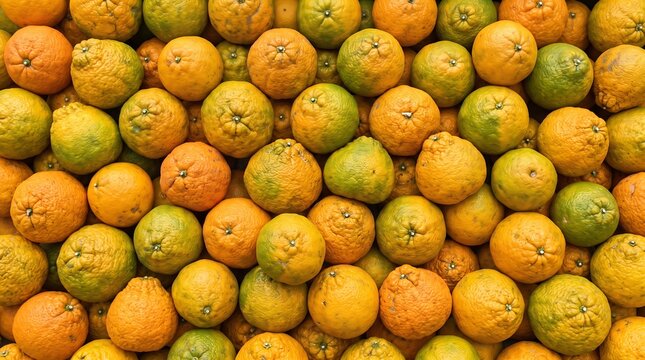 Ugli Fruits Pattern Background, Full Frame Dense Texture