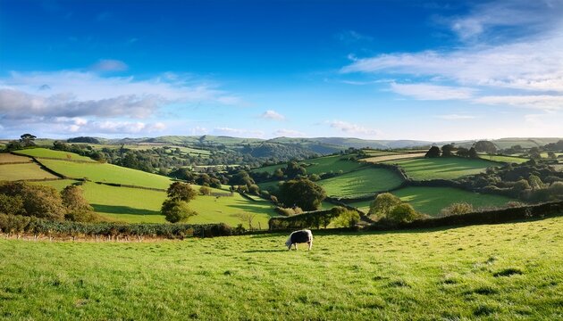 Devon Countryside Panorama